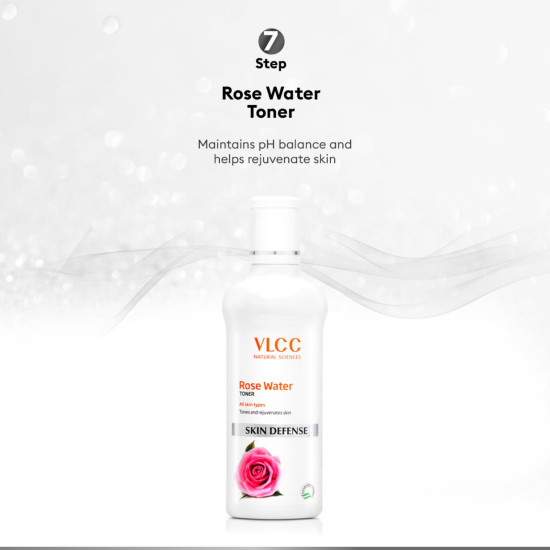 VLCC Diamond Facial Kit with FREE Rose Water Toner - Skin Purifying Facial