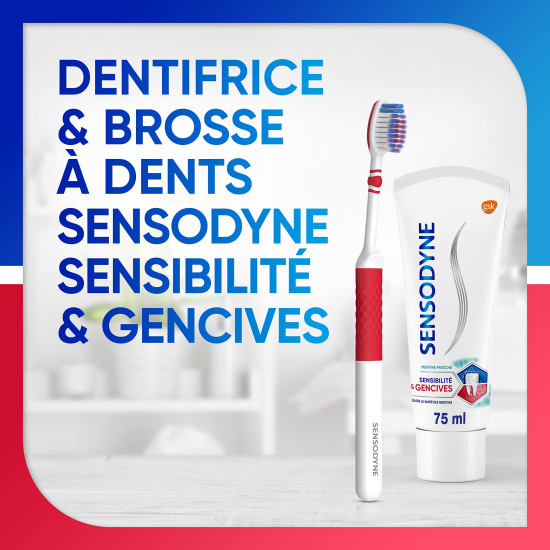 Sensodyne Sensitivity & Gum Soft Toothbrush - Gentle Care for Sensitive Teeth