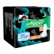 Whisper Bindazzz Night Sanitary Pads|4 thick Pads|XXXL|upto 0% Leaks|Suitable for Heavy Flow|75% Longer & Wider back|Comfortable Cushiony soft wings|40 cm Long|With disposable wrap