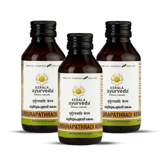 Kerala Ayurveda Durdurapathradi Keram (100ml) - Herbal Scalp Care Oil