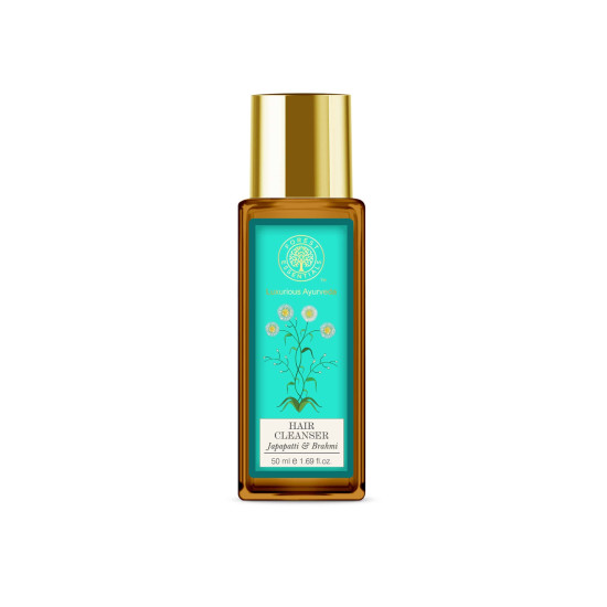 Forest Essentials Hair Conditioner & Cleanser Set - Ayurvedic Japapatti & Brahmi