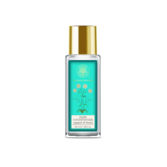 Forest Essentials Hair Conditioner & Cleanser Set - Ayurvedic Japapatti & Brahmi