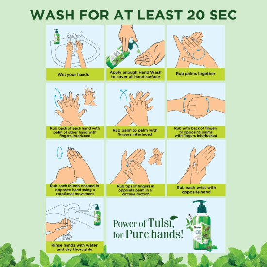 Himalaya Pure Hands Moisturizing Tulsi and Aloe Pump 250 ml - Deep Hydration