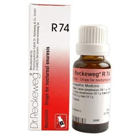 DR RECKEWEG R 74 Nocturnal Enuresis 22 ML - Homeopathic Solution