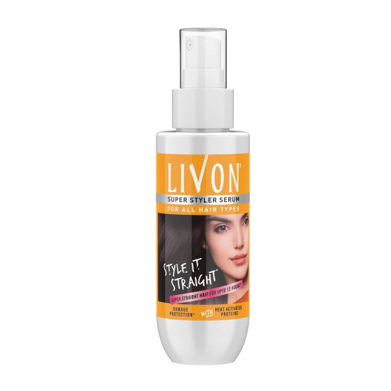 Livon Super Styler Serum - Instant Hair Straightening Solution