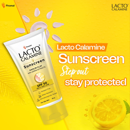 Lacto Calamine Sunscreen SPF 50 - Ideal for Oily Skin