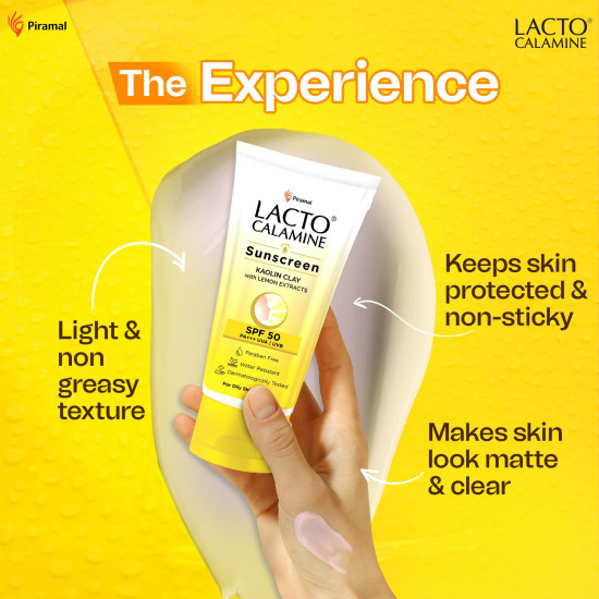 Lacto Calamine Sunscreen SPF 50 - Ideal for Oily Skin