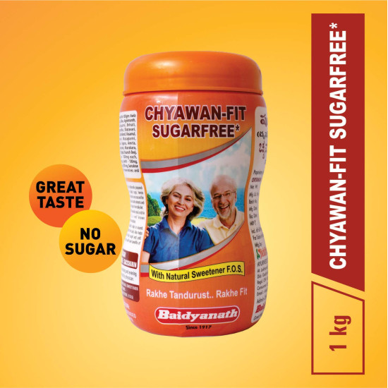 Baidyanath Asli Ayurved Chawan-Fit Sugar Free Chywanaprash | Immunity Booster - 1 Kg