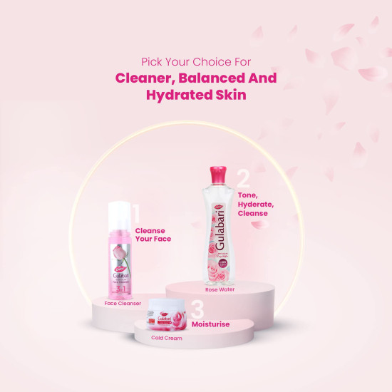 Dabur Gulabari Premium Rose Water - Hydrating & Alcohol-Free Toner