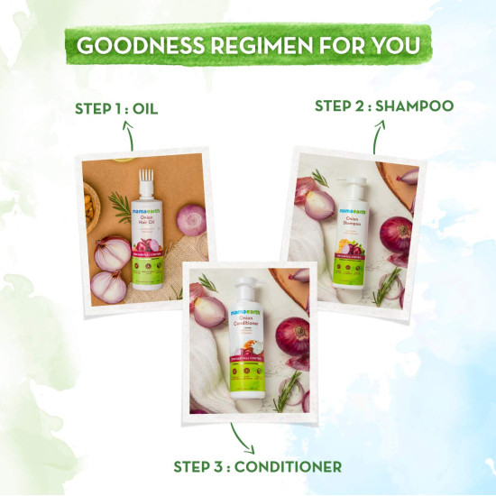 Mamaearth Onion Hair Oil - Hair Fall Control & Growth Solution