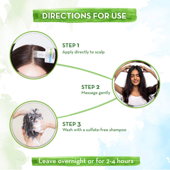 Mamaearth Onion Hair Oil - Hair Fall Control & Growth Solution