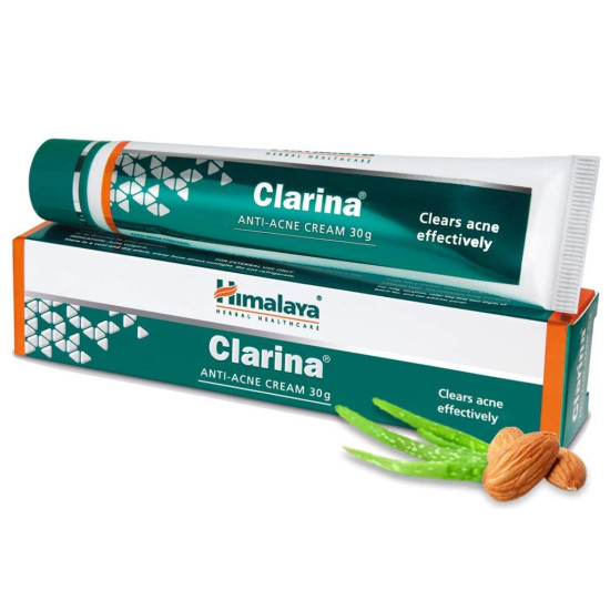 Himalaya Clarina Anti-Acne Cream 30gm - Aloe Vera & Vitamin C