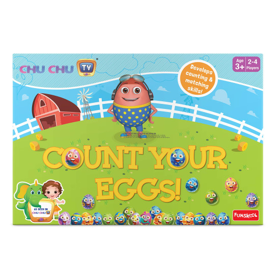 CHU CHU TV Funskool Count Your Eggs - Educational Toy for Kids