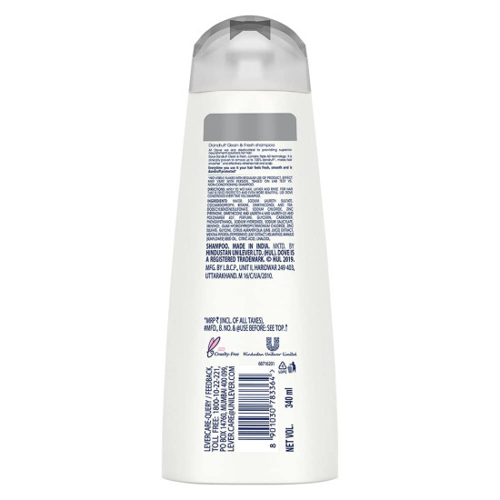Dove Dandruff Clean & Fresh Shampoo - Anti-Dandruff Solution