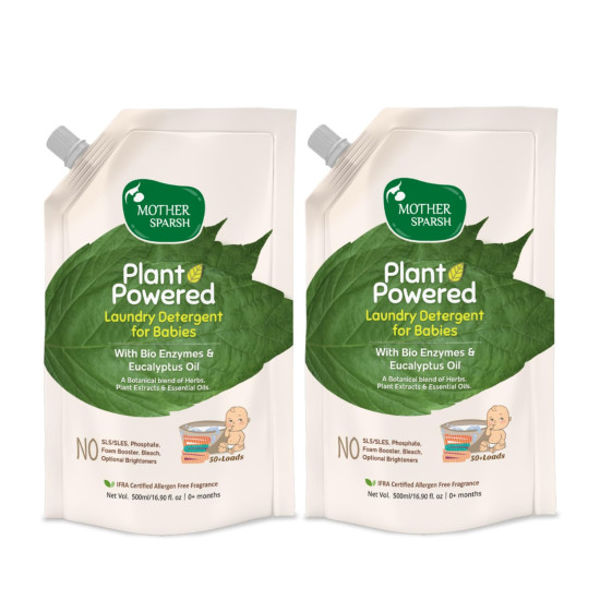 Mother Sparsh Baby Laundry Liquid Detergent - Plant-Powered & Gentle on Skin Mother Sparsh Baby Laundry Liquid Detergent - Plant-Powered & Gentle on Skin