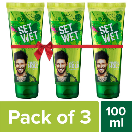 Set Wet Styling Hair Gel - Vertical Hold with Pro Vitamin B5 Set Wet Styling Hair Gel - Vertical Hold with Pro Vitamin B5