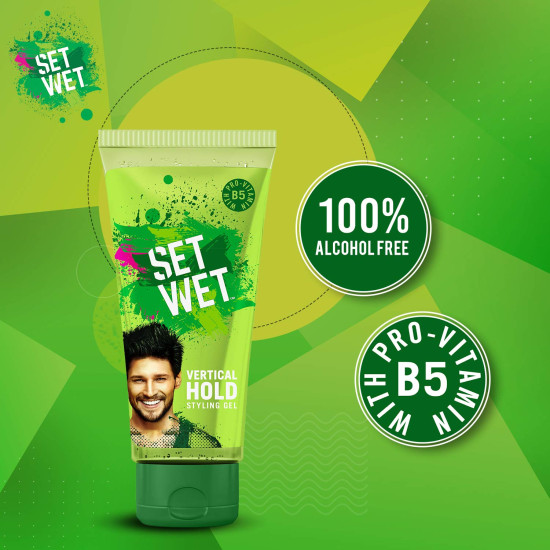 Set Wet Styling Hair Gel - Vertical Hold with Pro Vitamin B5 Set Wet Styling Hair Gel - Vertical Hold with Pro Vitamin B5