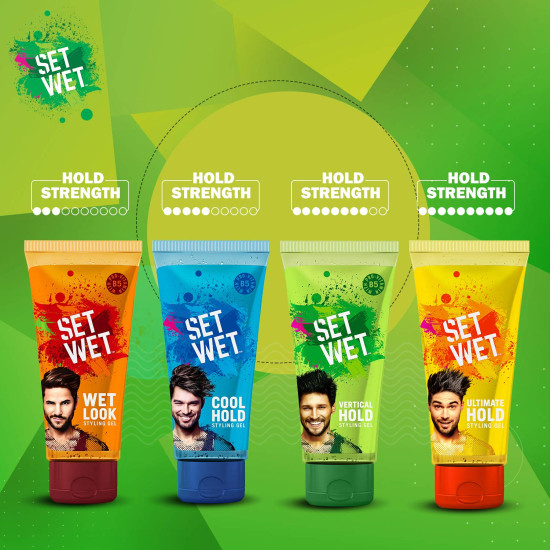 Set Wet Styling Hair Gel - Vertical Hold with Pro Vitamin B5 Set Wet Styling Hair Gel - Vertical Hold with Pro Vitamin B5