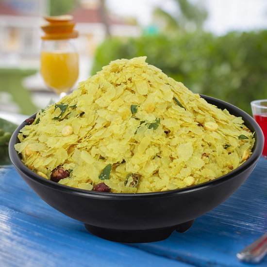 LEMOR Special Nylon Chivda Paper Poha Mixture - Authentic Indian Namkeen
