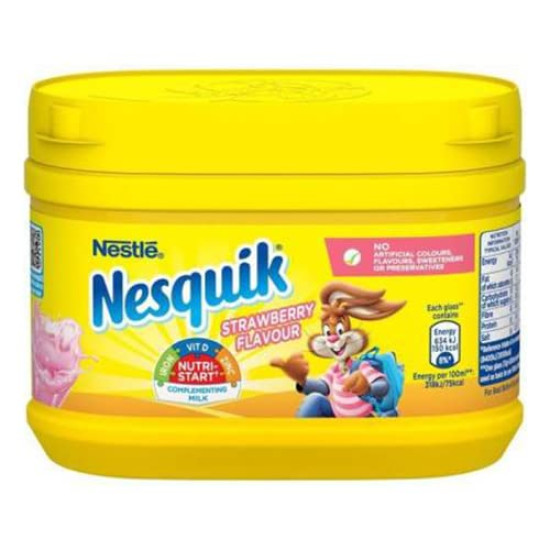 Nestle Nesquik Strawberry & Chocolate Milkshake Mix - Classic Taste