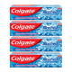 Colgate Max Fresh Blue Gel Anticavity Toothpaste - Peppermint Ice, Pack of 4