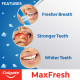 Colgate Max Fresh Blue Gel Anticavity Toothpaste - Peppermint Ice, Pack of 4