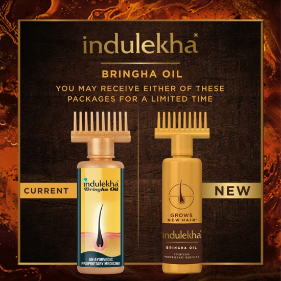 Indulekha Bringha Ayurvedic Hair Oil - Hair Fall Control with Amla & Coconut Oil