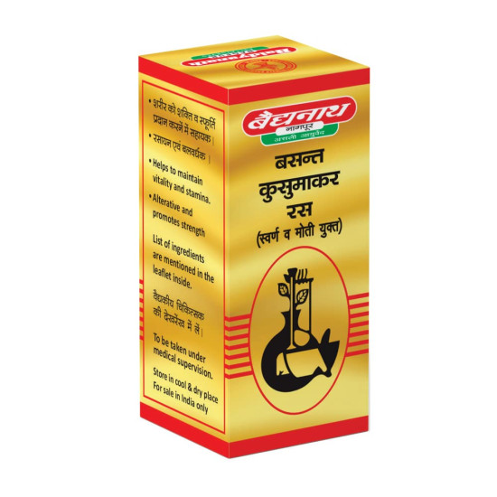 Baidyanath Asli Ayurved Vasant Kusumakar Ras with Gold-30 Tab