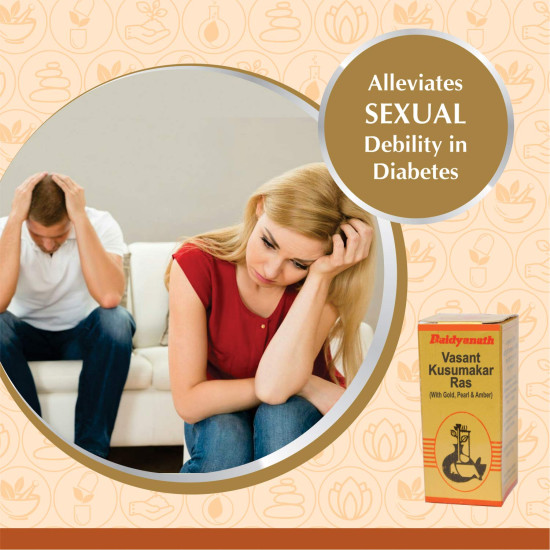 Baidyanath Asli Ayurved Vasant Kusumakar Ras with Gold-30 Tab