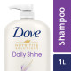Dove Daily Shine Shampoo 1 Ltr - Nourishment and Shine
