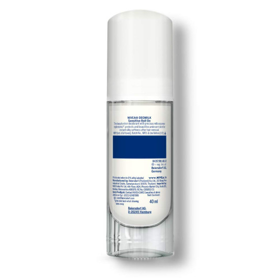 Nivea Deo Milk Sensitive Roll On for Women - 48-Hour Protection