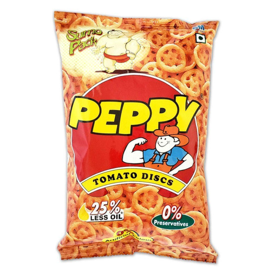 Peppy Classic Tomato Disc - Irresistible Tomato & Chilli Snack