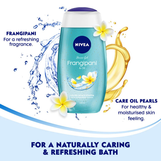 NIVEA Frangipani and Oil Body Wash - Soft & Fresh Skin