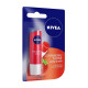 Nivea Strawberry Fruit Shine Lip Care, 4g (Pack of 3) - Long-lasting Moisturization