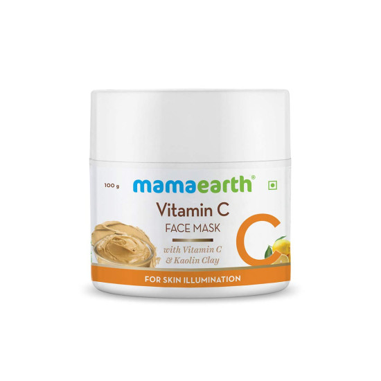 Mamaearth Vitamin C Face Mask - Skin Illumination with Kaolin Clay