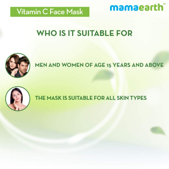 Mamaearth Vitamin C Face Mask - Skin Illumination with Kaolin Clay