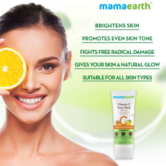 Mamaearth Vitamin C Face Wash with Turmeric - Skin Illumination