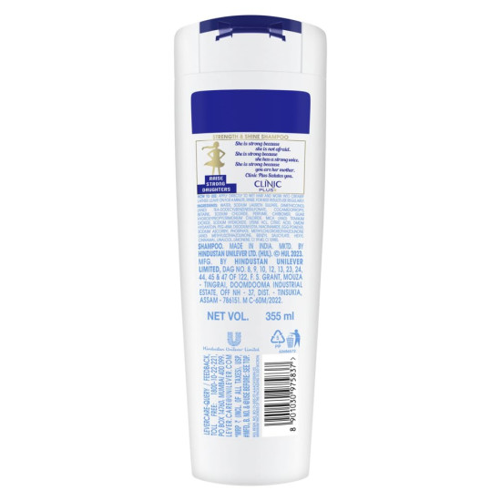 Clinic Plus Strength & Shine Shampoo - Egg Protein for All Hair Types