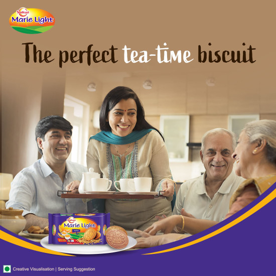 Sunfeast Marie Light Active Bag, 1 kg - Crunchy Tea-Time Biscuits