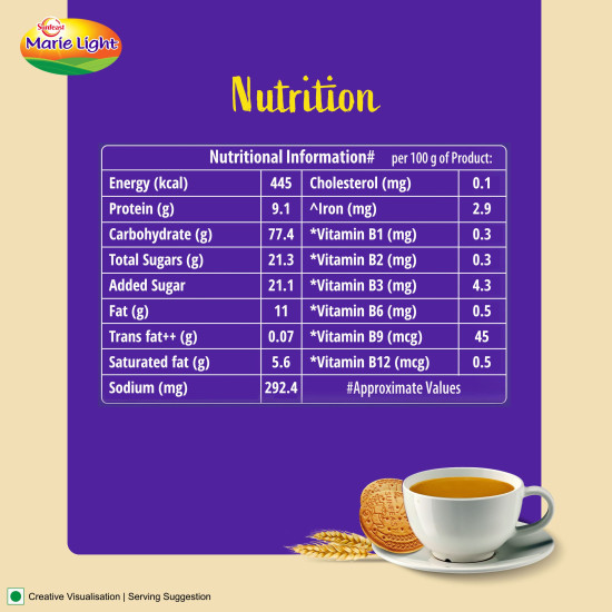 Sunfeast Marie Light Active Bag, 1 kg - Crunchy Tea-Time Biscuits