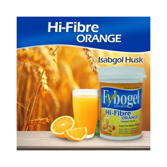 Fybogel Hi-Fibre Orange Isabgol Husk - Natural Constipation Relief