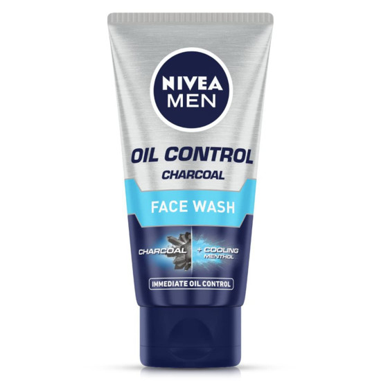 NIVEA MEN Oil Control Face Wash 50 g - Deep Cleansing for Oily Skin