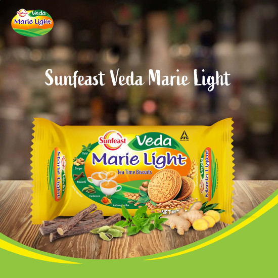 Sunfeast Veda Marie Light Biscuits - Light and Healthy Snack