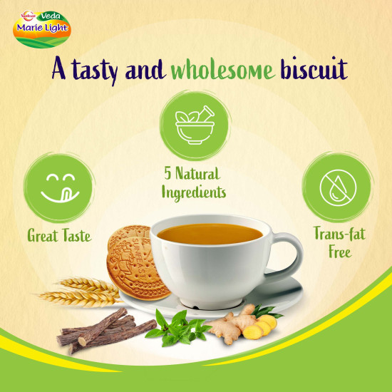 Sunfeast Veda Marie Light Biscuits - Light and Healthy Snack