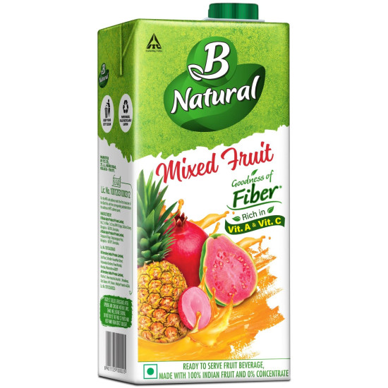 B Natural Mixed Fruit+ Juice - Supports Immunity & Goodness of Fiber