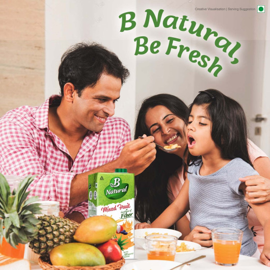 B Natural Mixed Fruit+ Juice - Supports Immunity & Goodness of Fiber