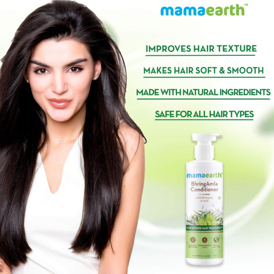 Mamaearth BhringAmla Conditioner - Intense Hair Treatment with Bhringraj & Amla