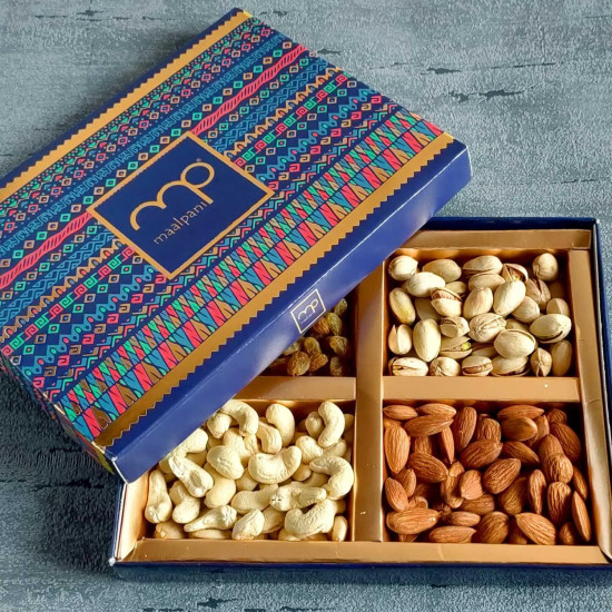Maalpani Rakhi Festival Dry Fruit Hamper - Rakhi Combo Pack