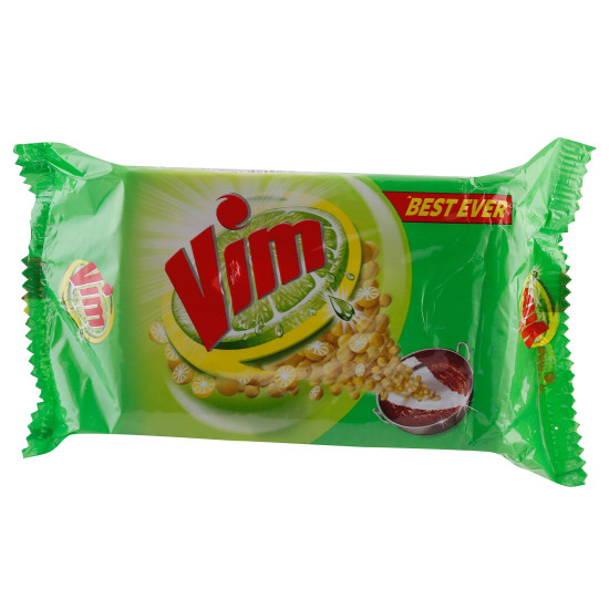 Vim Dishwash Bar - 300g (Lemon) - Refreshing Lemon Fragrance