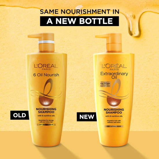 L'Oreal Paris Extraordinary Oil Nourishing Shampoo - Deep Nourishment for Dry Hair